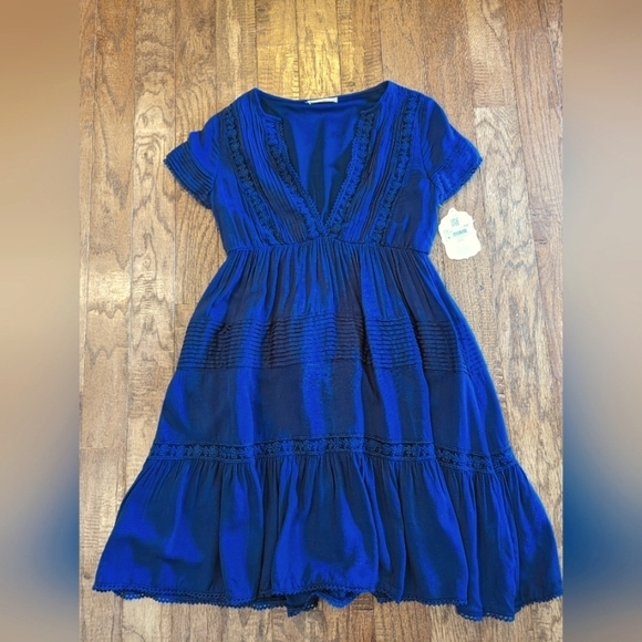 Navy Blue Altar’d State mini dress size XS New With Tags In USD - Picture 3 of 15